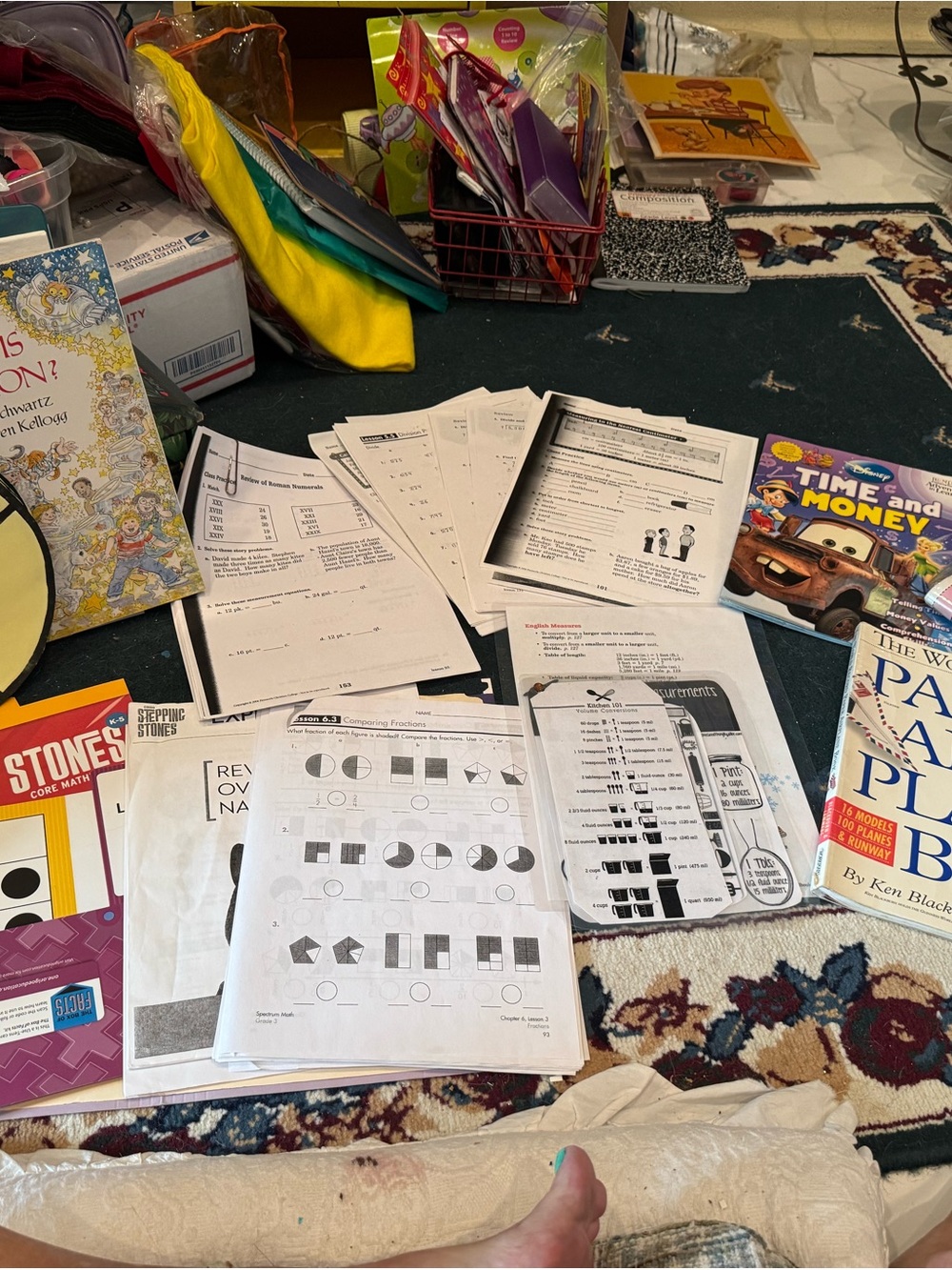 Teaching supplies math time devision fractions